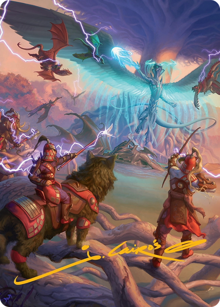 All-Out Assault Art Card (50/54) [Tarkir: Dragonstorm Art Series] | Chromatic Games