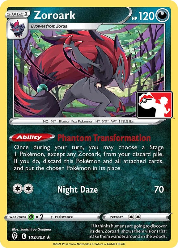 Zoroark (103/203) [Prize Pack Series One] | Chromatic Games