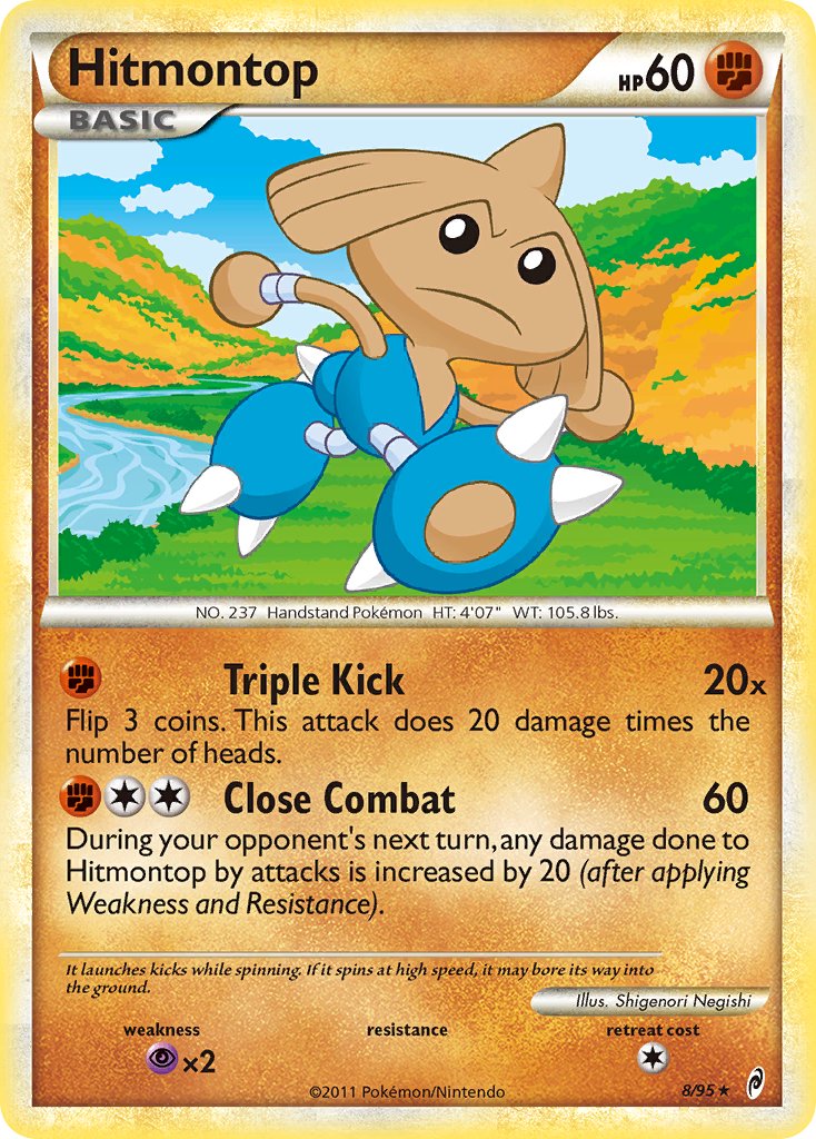 Hitmontop (8/95) (Theme Deck Exclusive) [HeartGold & SoulSilver: Call of Legends] | Chromatic Games
