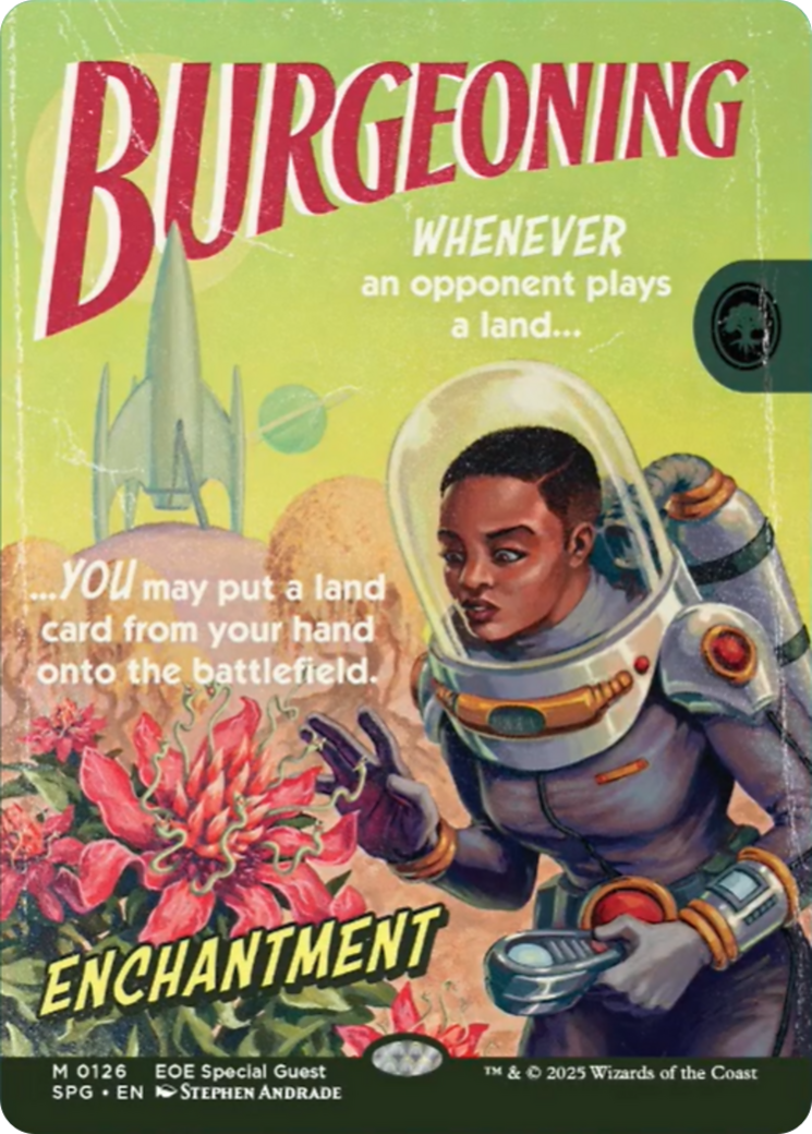 Burgeoning (Showcase) [Edge of Eternities Special Guests] | Chromatic Games