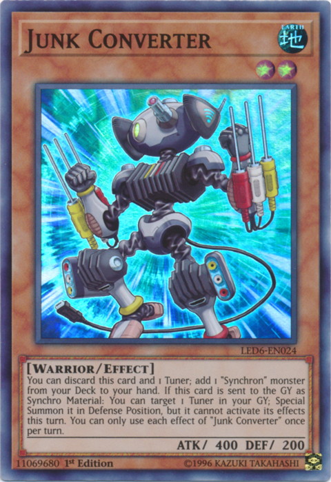 Junk Converter [LED6-EN024] Super Rare | Chromatic Games