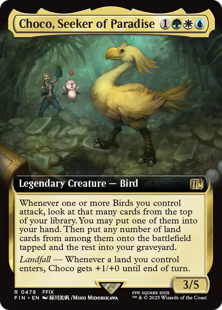 Choco, Seeker of Paradise (Extended Art) [FINAL FANTASY] | Chromatic Games