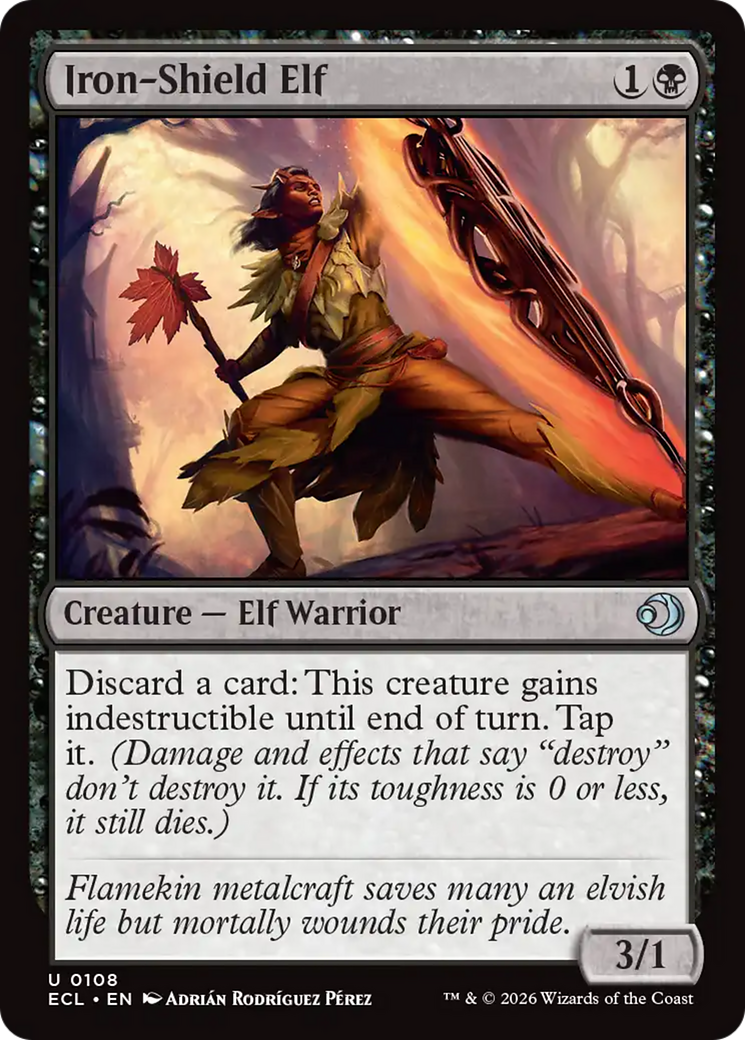 Iron-Shield Elf [Lorwyn Eclipsed] | Chromatic Games
