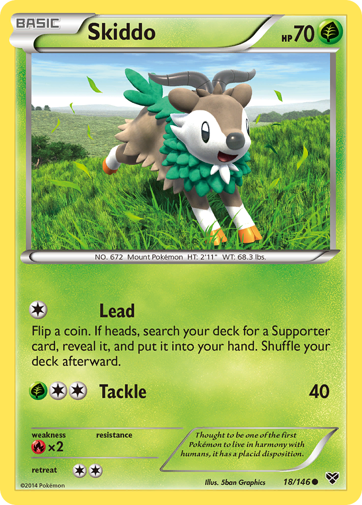 Skiddo (18/146) [XY: Base Set] | Chromatic Games