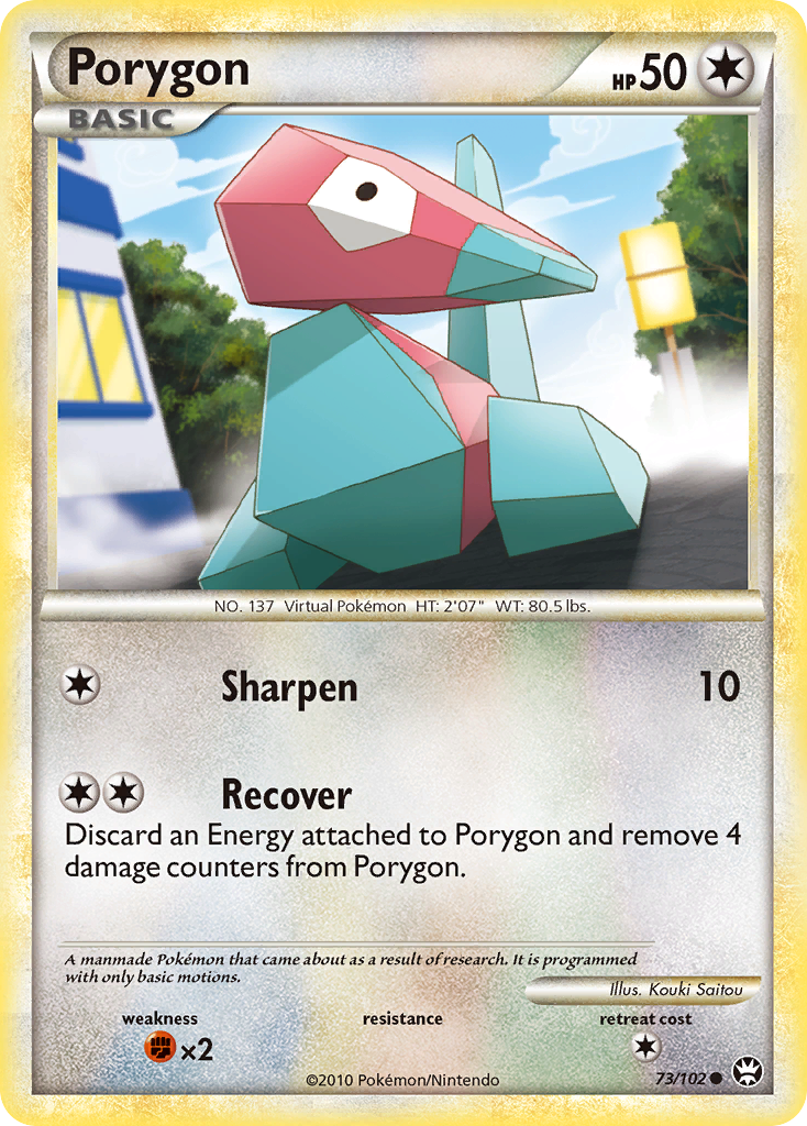Porygon (73/102) [HeartGold & SoulSilver: Triumphant] | Chromatic Games