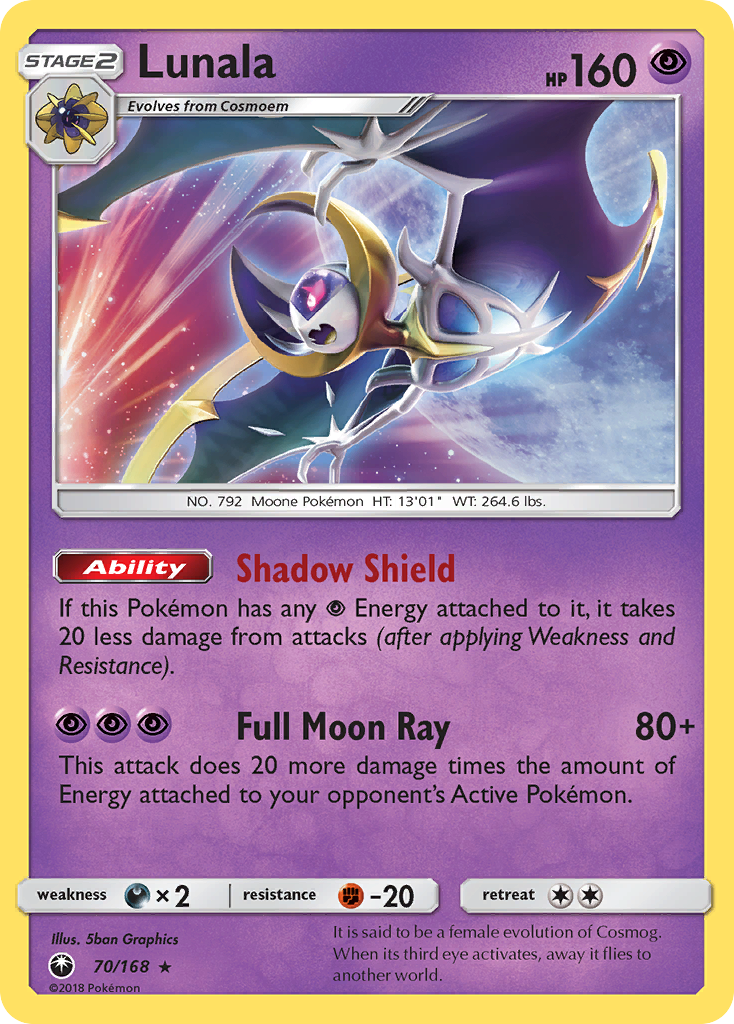 Lunala (70/168) [Sun & Moon: Celestial Storm] | Chromatic Games