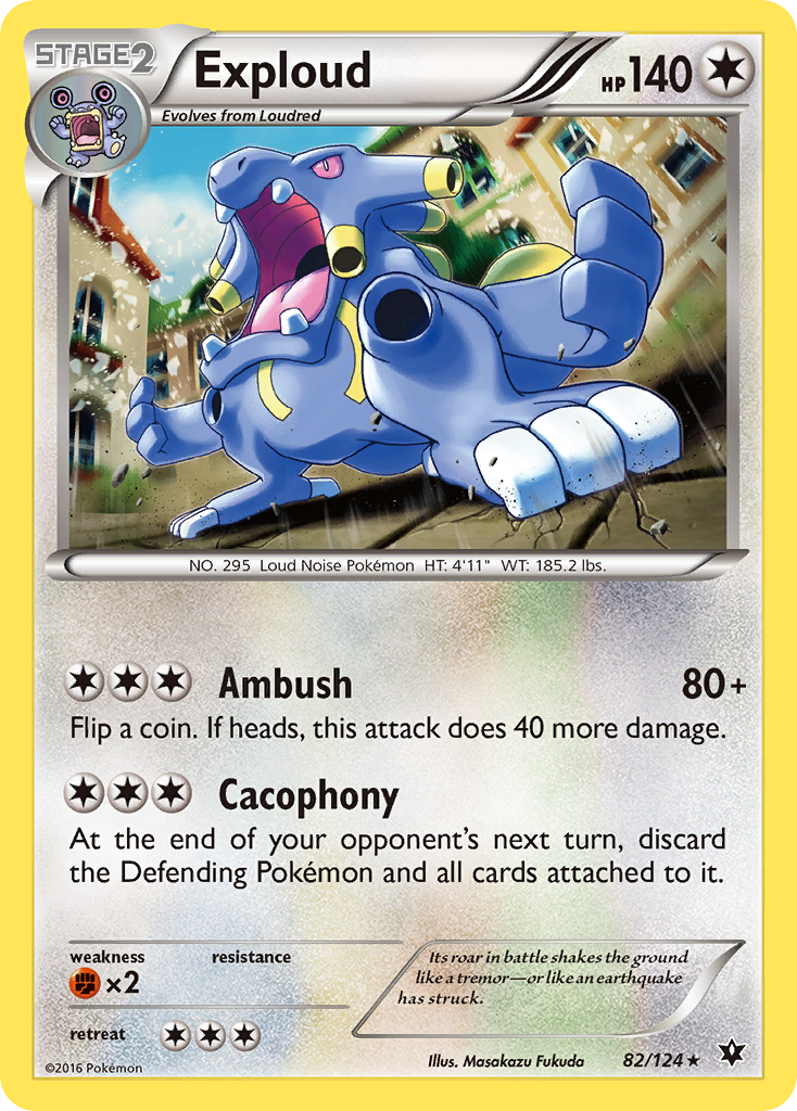 Exploud (82/124) [XY: Fates Collide] | Chromatic Games