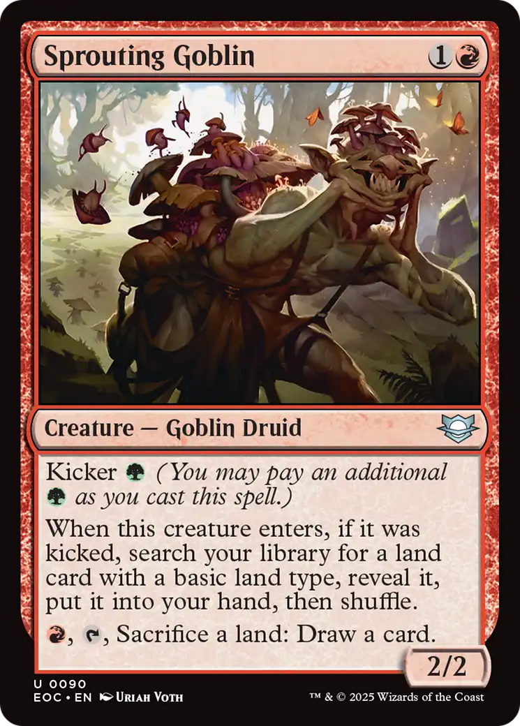 Sprouting Goblin [Edge of Eternities Commander] | Chromatic Games