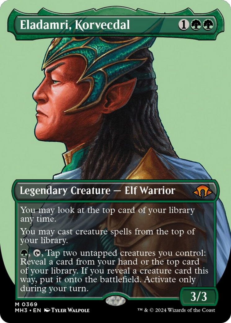 Eladamri, Korvecdal (Borderless) [Modern Horizons 3] | Chromatic Games