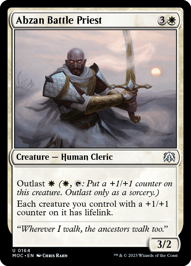 Abzan Battle Priest [March of the Machine Commander] | Chromatic Games