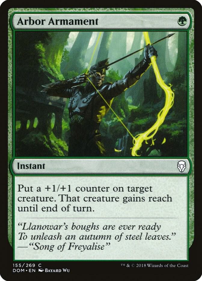 Arbor Armament 155/269 (Dominaria)  | Chromatic Games