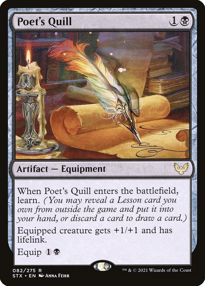 Poets Quill 82 (Strixhaven: School of Mages)  | Chromatic Games