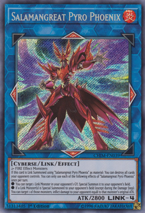 Salamangreat Pyro Phoenix [CHIM-EN039] Secret Rare | Chromatic Games