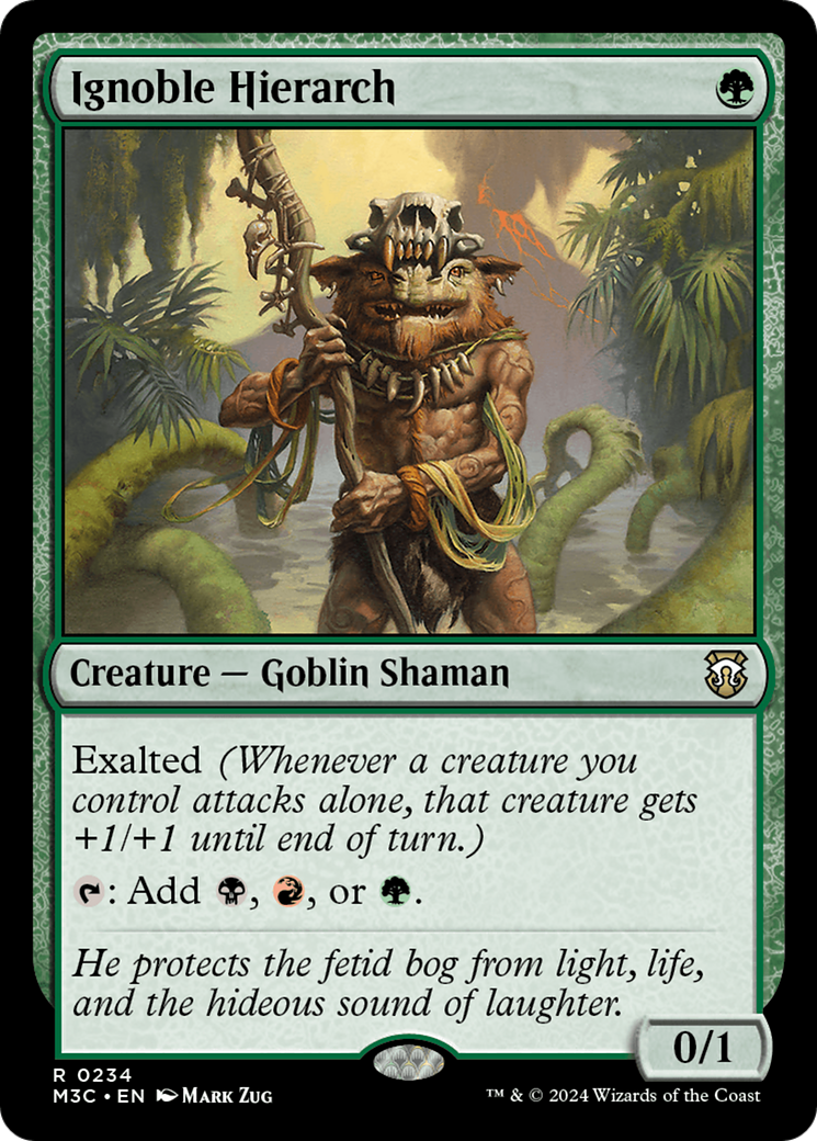 Ignoble Hierarch [Modern Horizons 3 Commander] | Chromatic Games