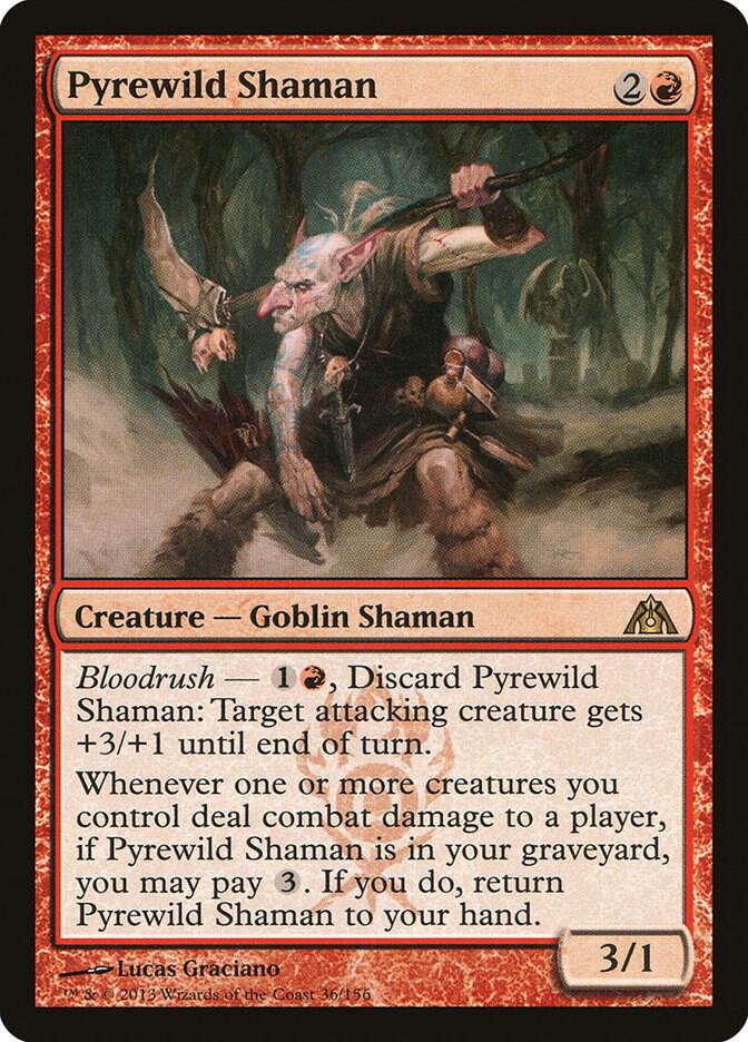 Pyrewild Shaman 36 (Dragon's Maze)  | Chromatic Games