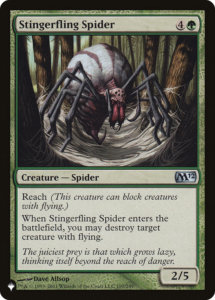 Stingerfling Spider [The List] | Chromatic Games