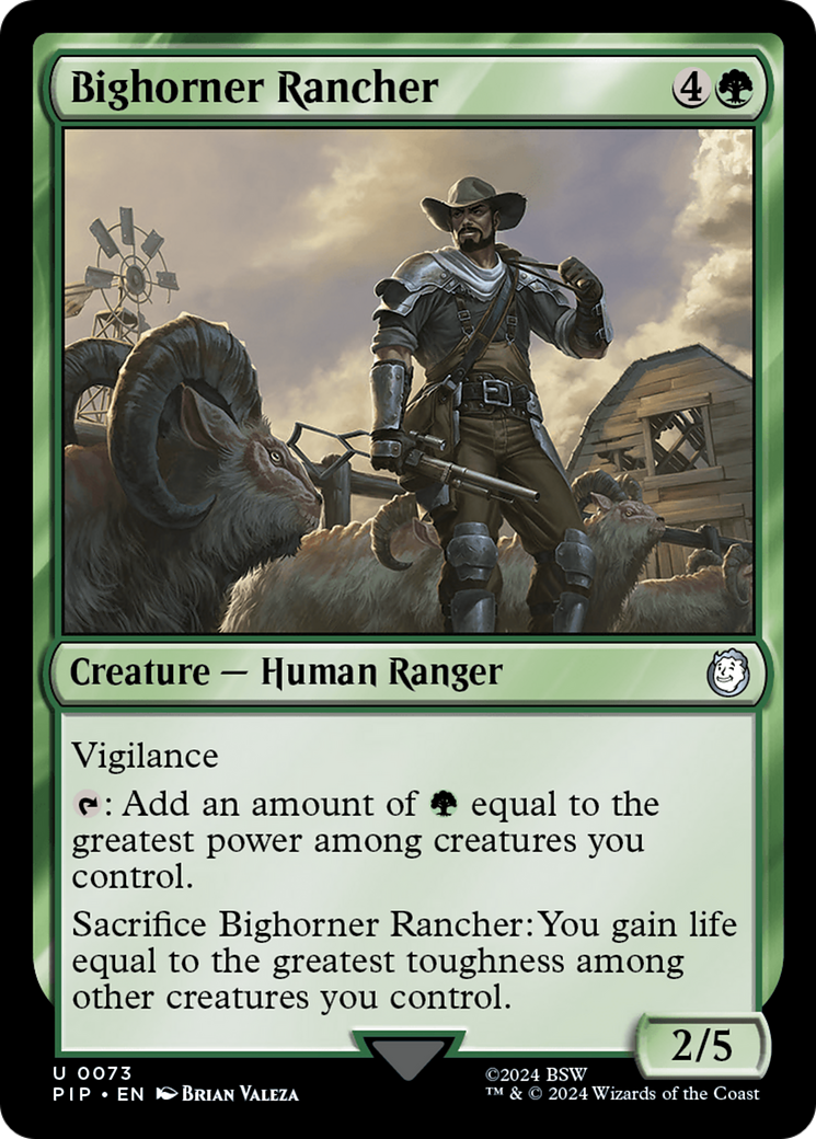 Bighorner Rancher [Fallout] | Chromatic Games