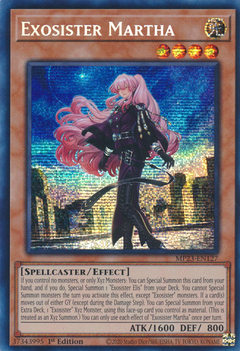 Exosister Martha [MP23-EN127] Prismatic Secret Rare | Chromatic Games