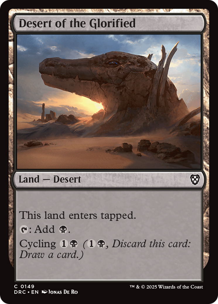 Desert of the Glorified [Aetherdrift Commander] | Chromatic Games