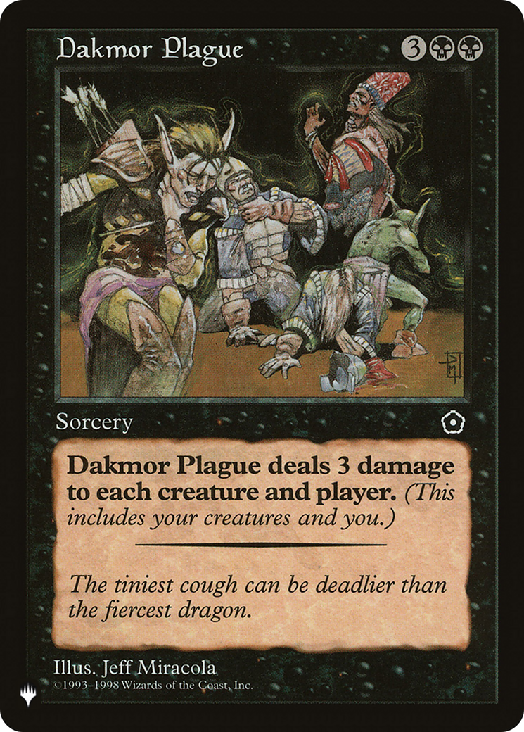 Dakmor Plague [The List Reprints] | Chromatic Games