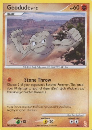 Geodude (1/11) [Diamond & Pearl: Trainer Kit - Lucario] | Chromatic Games