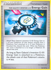 Team Galactic's Invention G-101 Energy Gain (116/127) [Platinum: Base Set] | Chromatic Games