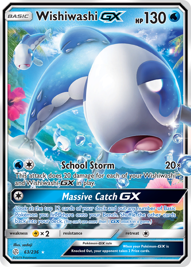 Wishiwashi GX (63/236) [Sun & Moon: Cosmic Eclipse] | Chromatic Games