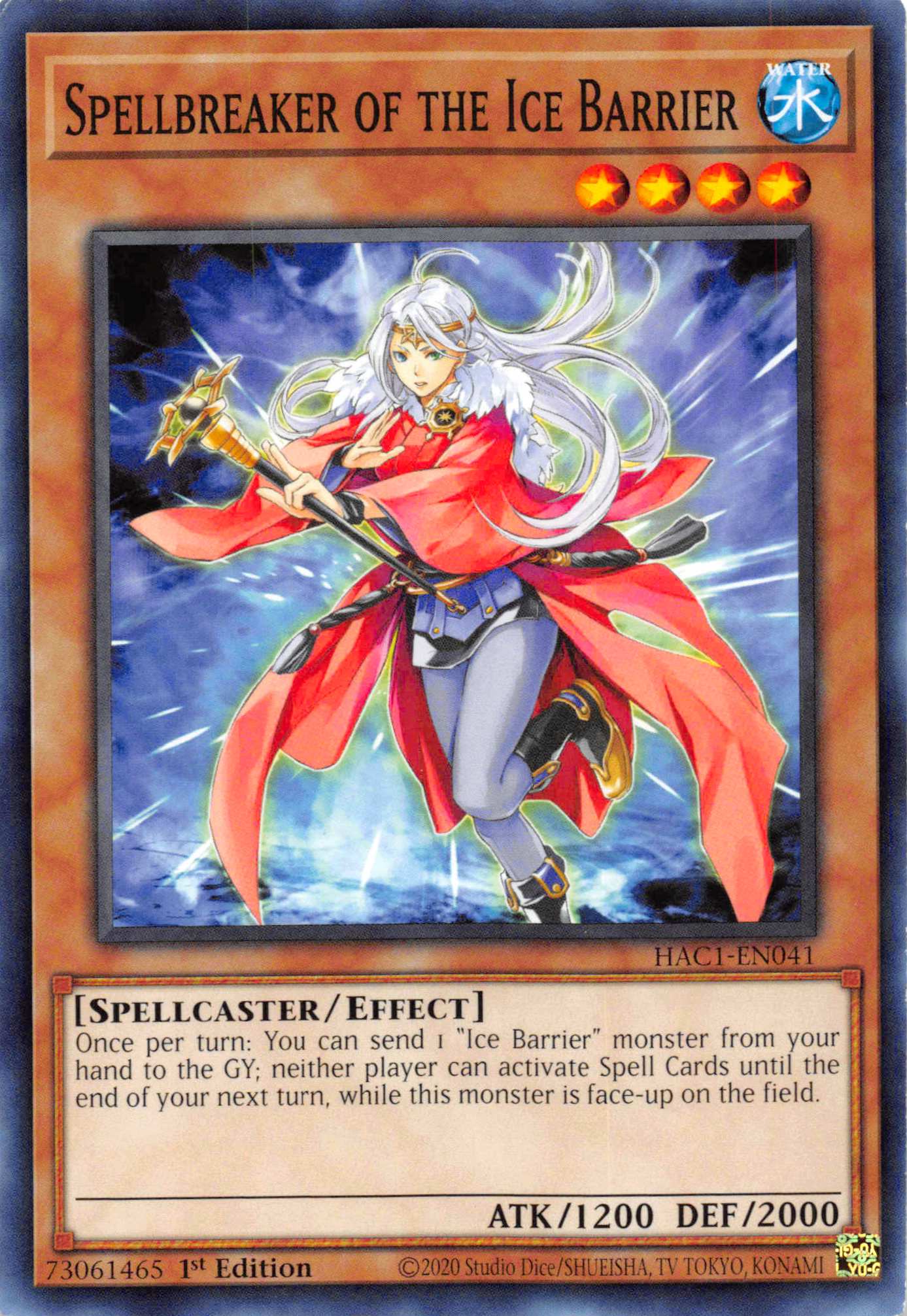 Spellbreaker of the Ice Barrier [HAC1-EN041] Common | Chromatic Games