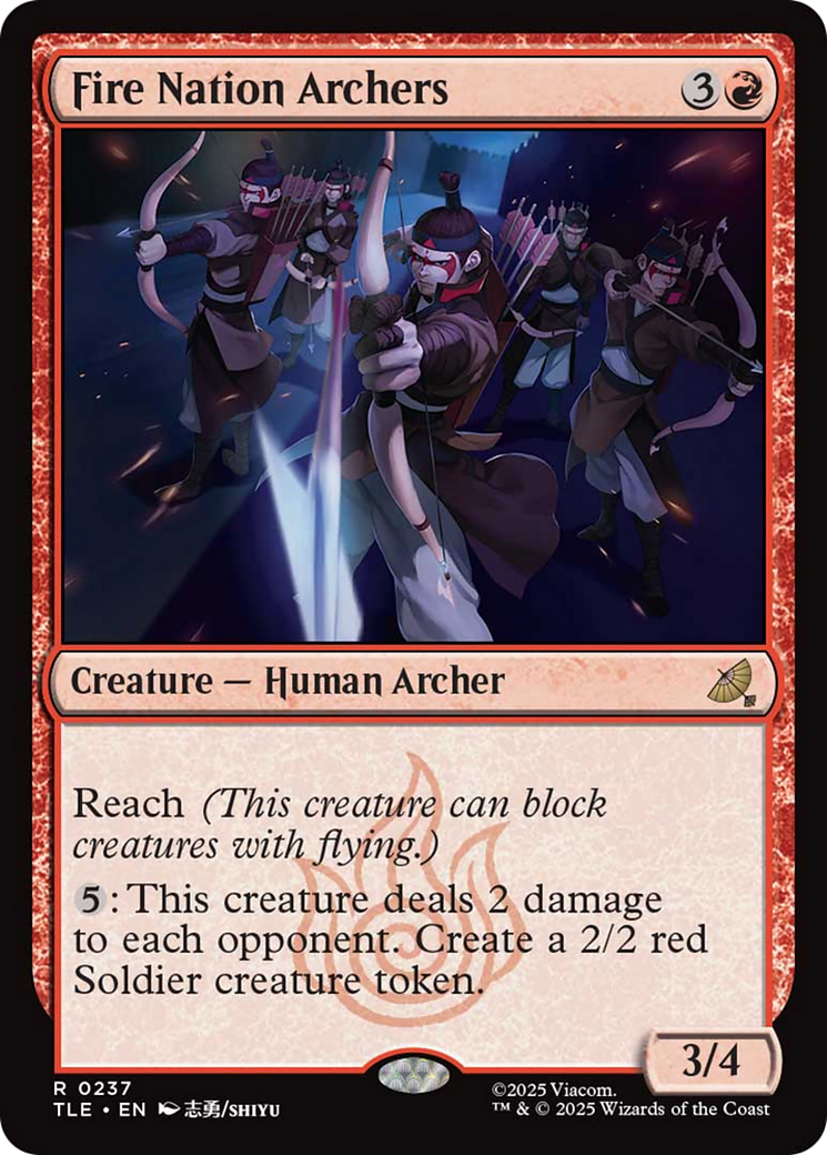 Fire Nation Archers [Avatar: The Last Airbender: Eternal-Legal] | Chromatic Games