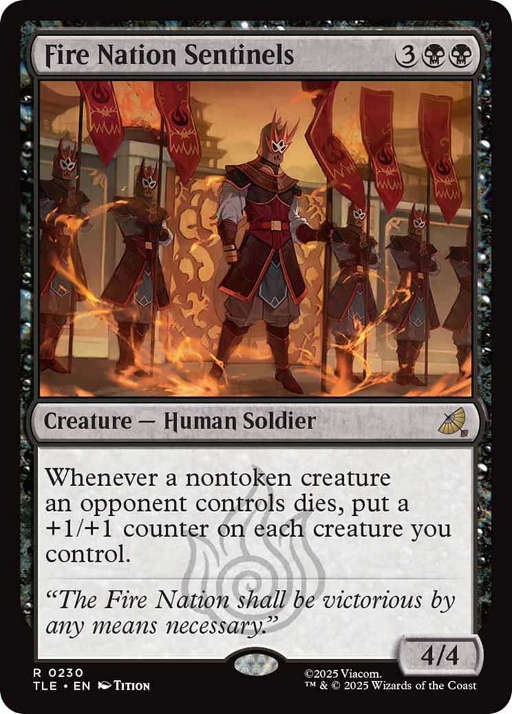 Fire Nation Sentinels [Avatar: The Last Airbender: Eternal-Legal] | Chromatic Games