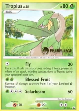 Tropius (52/111) (Prerelease Promo) [Nintendo: Black Star Promos] | Chromatic Games