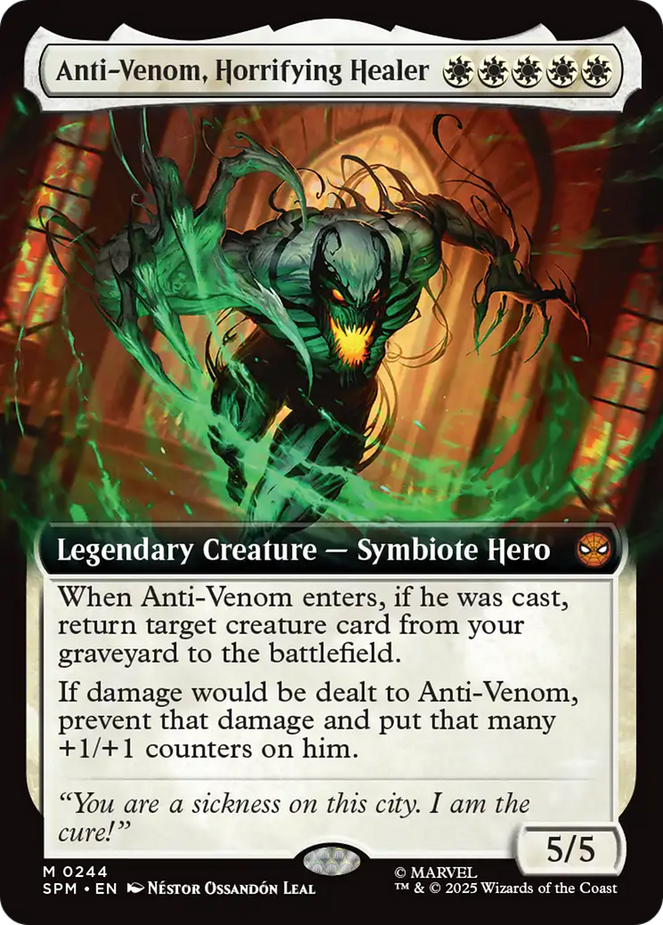 Anti-Venom, Horrifying Healer (Extended Art) [Marvel's Spider-Man] | Chromatic Games
