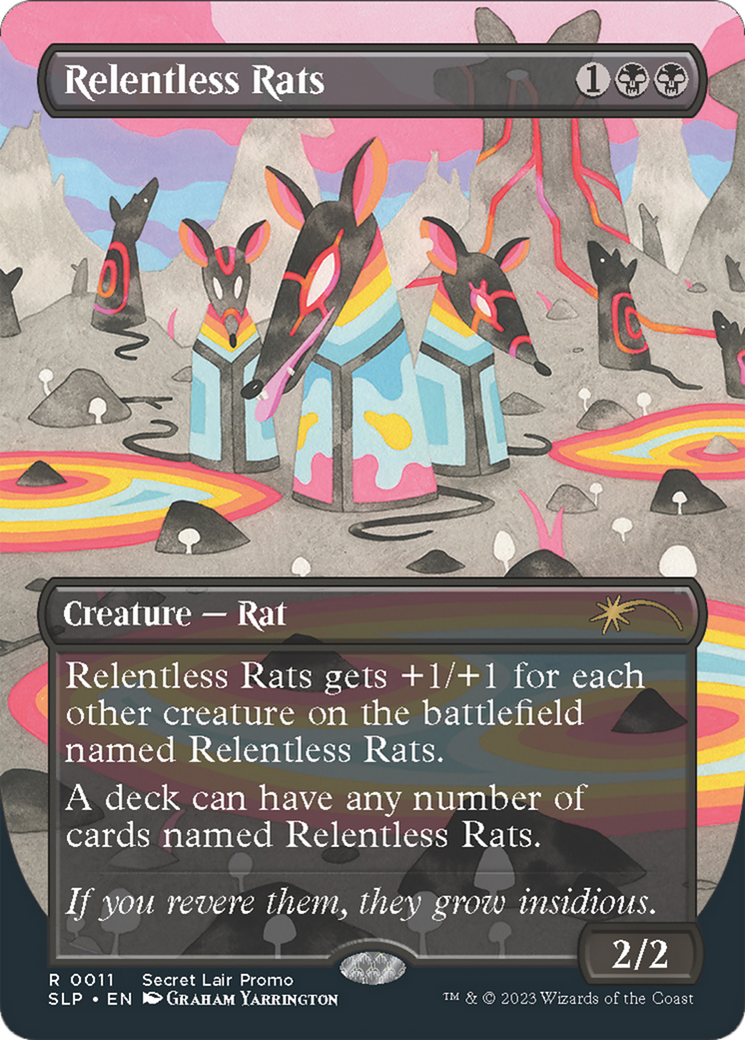 Relentless Rats (0011) [Secret Lair Showdown] | Chromatic Games