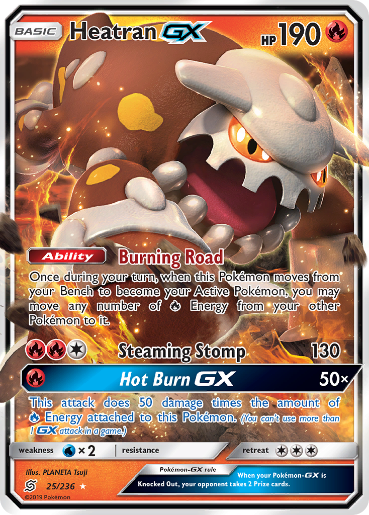 Heatran GX (25/236) [Sun & Moon: Unified Minds] | Chromatic Games