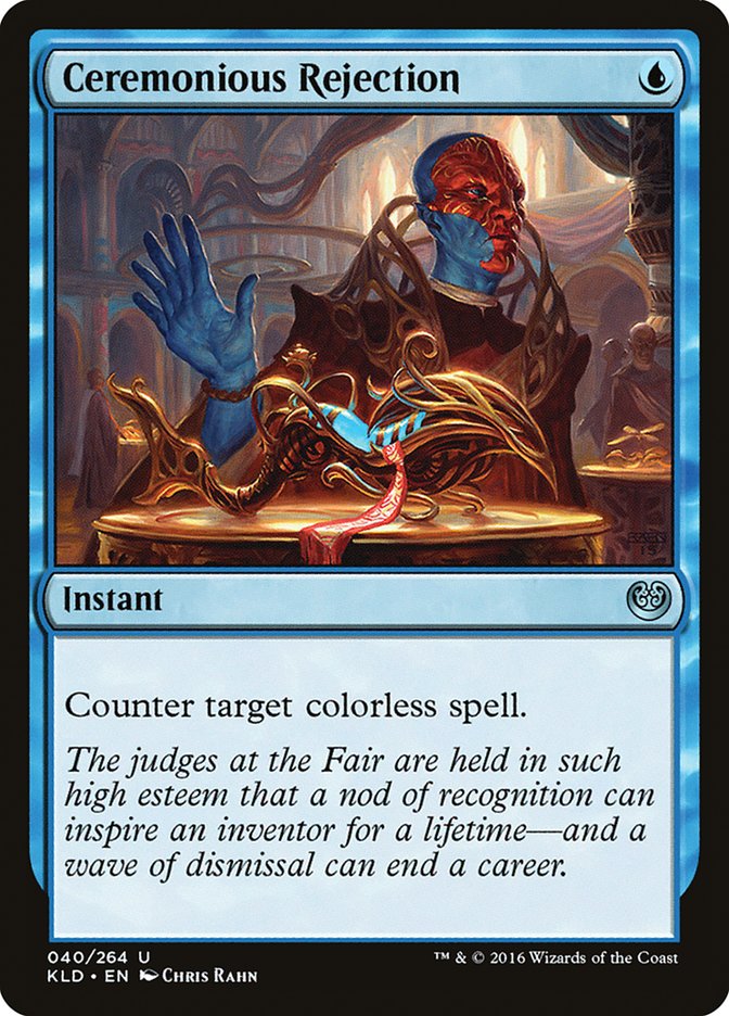 Ceremonious Rejection [Kaladesh] | Chromatic Games