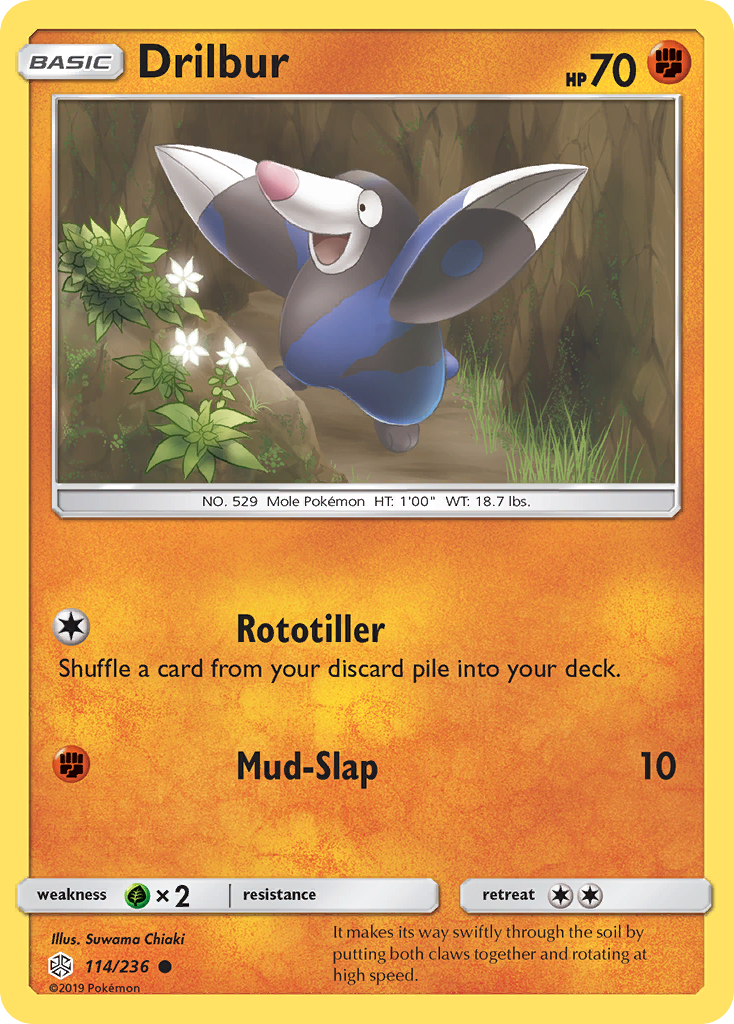 Drilbur (114/236) [Sun & Moon: Cosmic Eclipse] | Chromatic Games