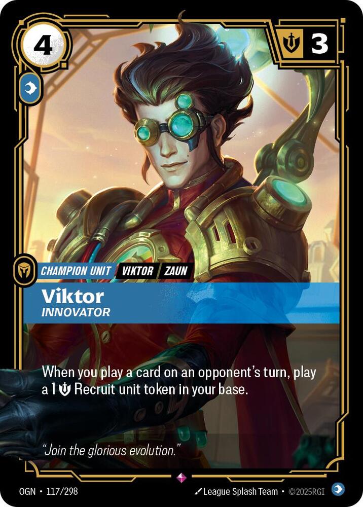 Viktor - Innovator 117/298 (Origins)  - Foil | Chromatic Games