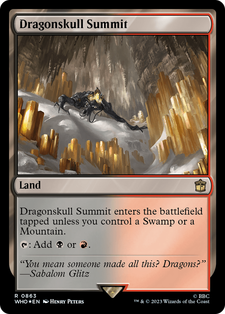 Dragonskull Summit (Surge Foil) [Doctor Who] | Chromatic Games