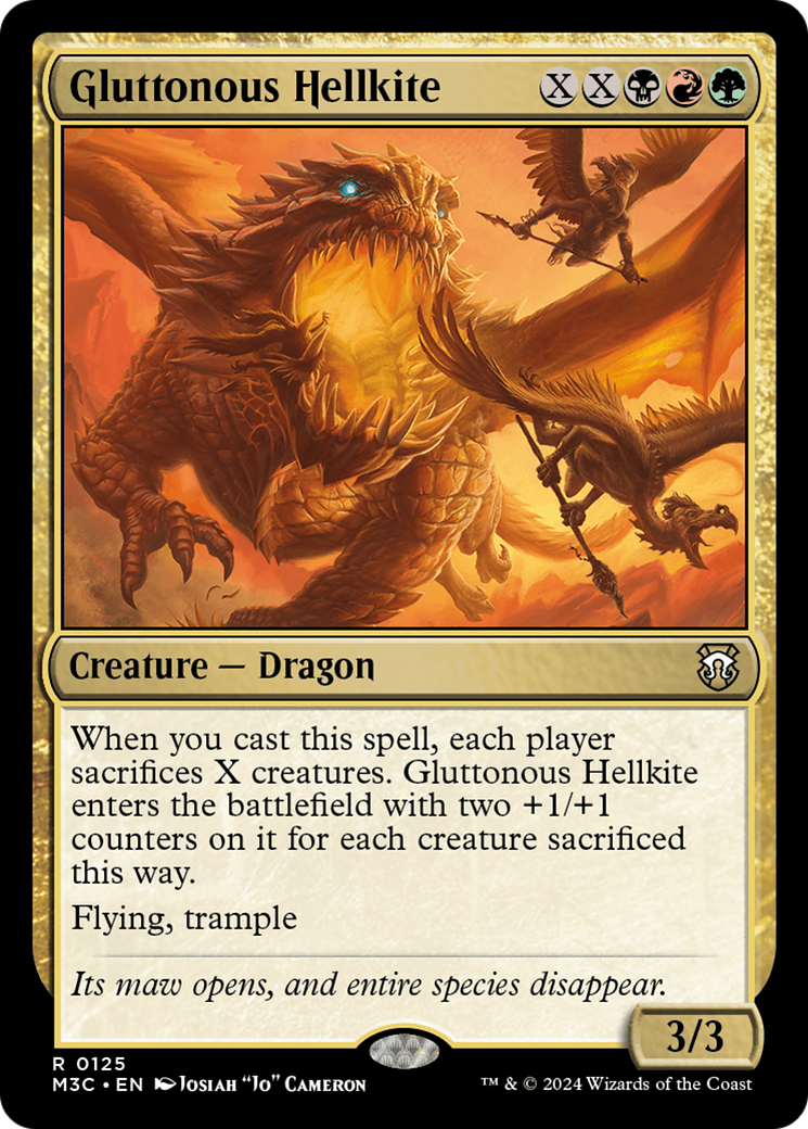 Gluttonous Hellkite [Modern Horizons 3 Commander] | Chromatic Games