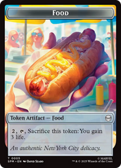 Spider // Food Double-Sided Token [Marvel's Spider-Man Tokens] | Chromatic Games