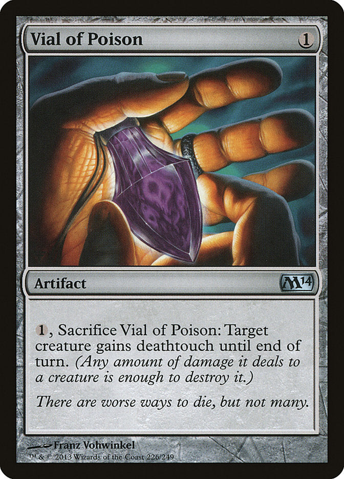Vial of Poison 226/249 (Magic 2014 (M14))  | Chromatic Games