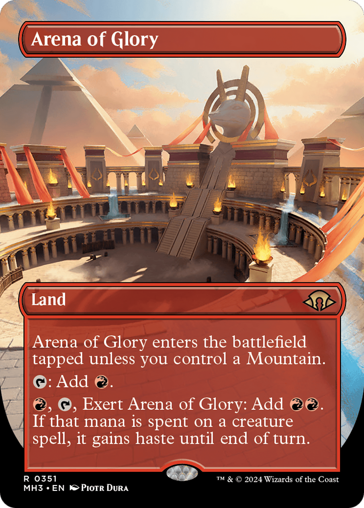 Arena of Glory (Borderless) [Modern Horizons 3] | Chromatic Games