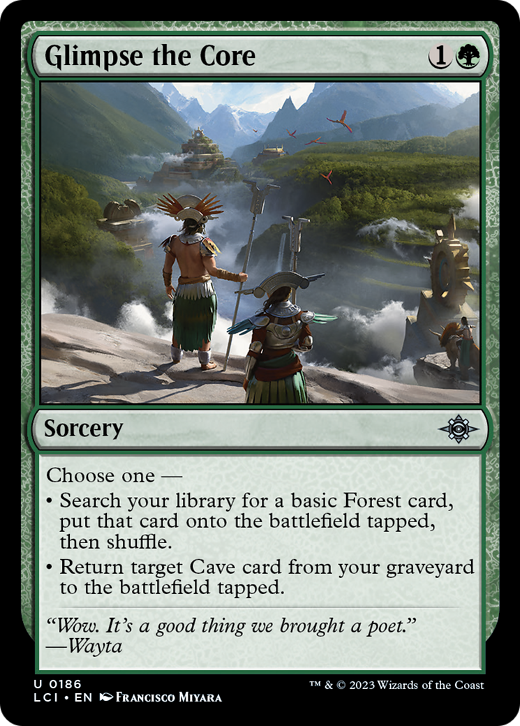 Glimpse the Core [The Lost Caverns of Ixalan] | Chromatic Games