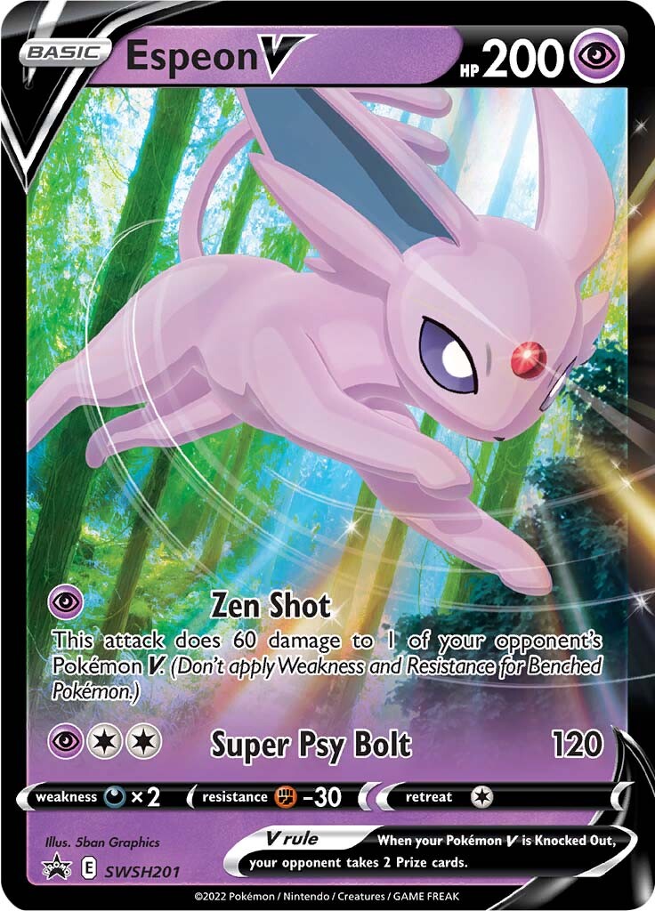 Espeon V (SWSH201) [Sword & Shield: Black Star Promos] | Chromatic Games