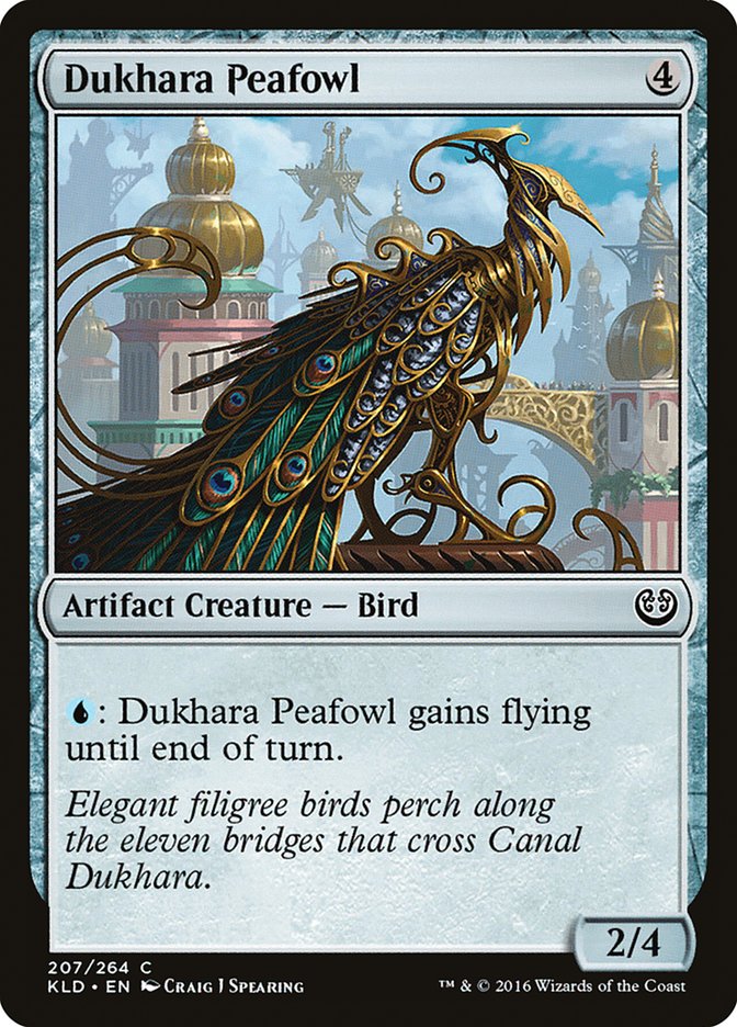 Dukhara Peafowl 207/264 (Kaladesh)  | Chromatic Games