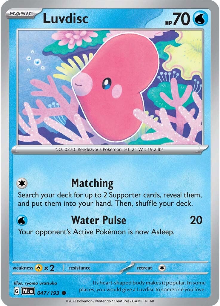 Luvdisc (047/193) [Scarlet & Violet: Paldea Evolved] | Chromatic Games