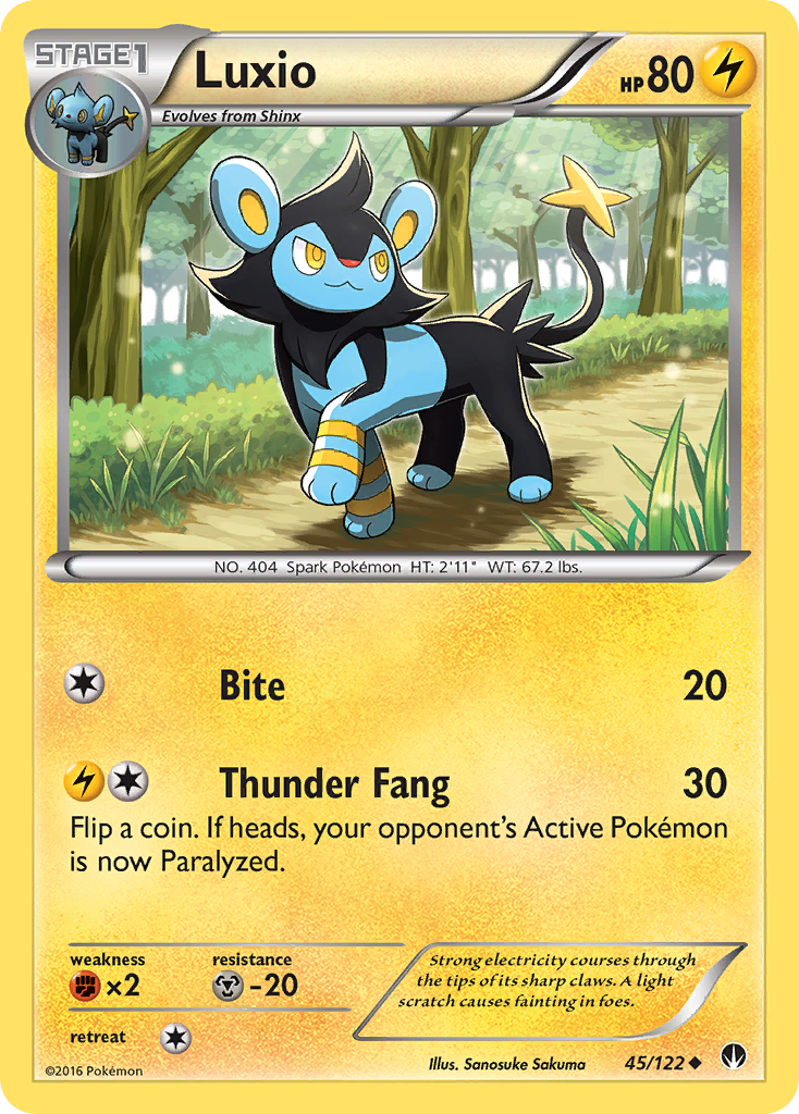 Luxio (45/122) [XY: BREAKpoint] | Chromatic Games