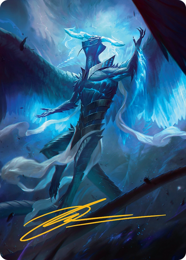 Ugin, Eye of the Storms Art Card (1/54) [Tarkir: Dragonstorm Art Series] | Chromatic Games