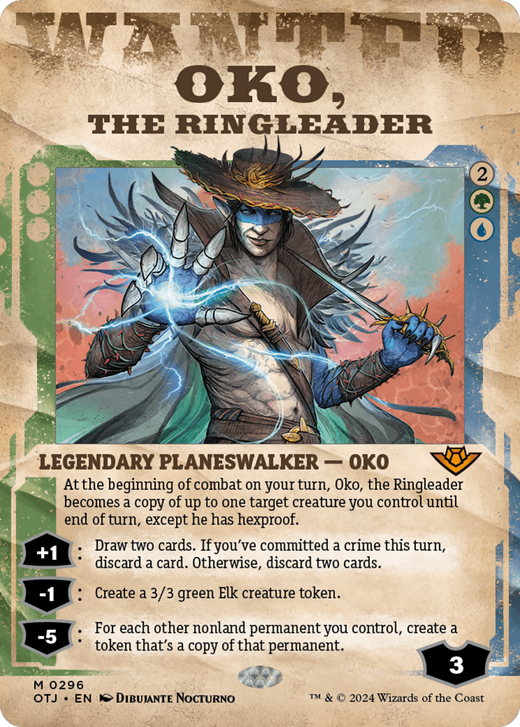 Oko, the Ringleader (Showcase) [Outlaws of Thunder Junction] | Chromatic Games