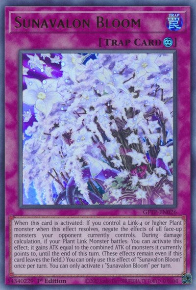 Sunavalon Bloom [GFTP-EN026] Ultra Rare | Chromatic Games